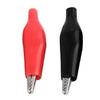 20 Pcs Alligator Clip 44mm Clamp Test Test Probe Black +red Large Size Honesty