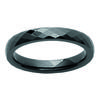 Designer Ring 'Mineralia' Anthracite Gray Ceramic - 3 Mm
