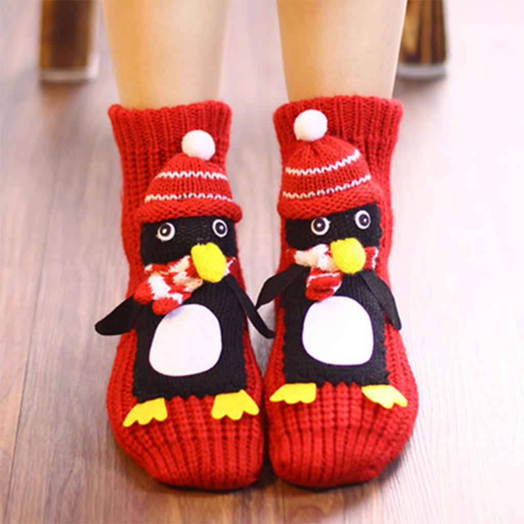 Women's Thick Knit Proof Warm Casual Floor Carpet Socks