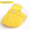 Spring Summer Pet Sun Hat for Cats and Dogs Breathable Fisherman Cap with Ear Holes Sun Protection and Shade for Outdoor Activities