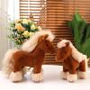 Simulation Horse Realistic Horse Stuffed Toy Simulation Horse Plush Toys  Birthday Gift