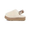 Sheepskin Comfortable Casual Versatile Non-Slip Childrens Slippers Baby Slippers Off-White 1123633T-NAT