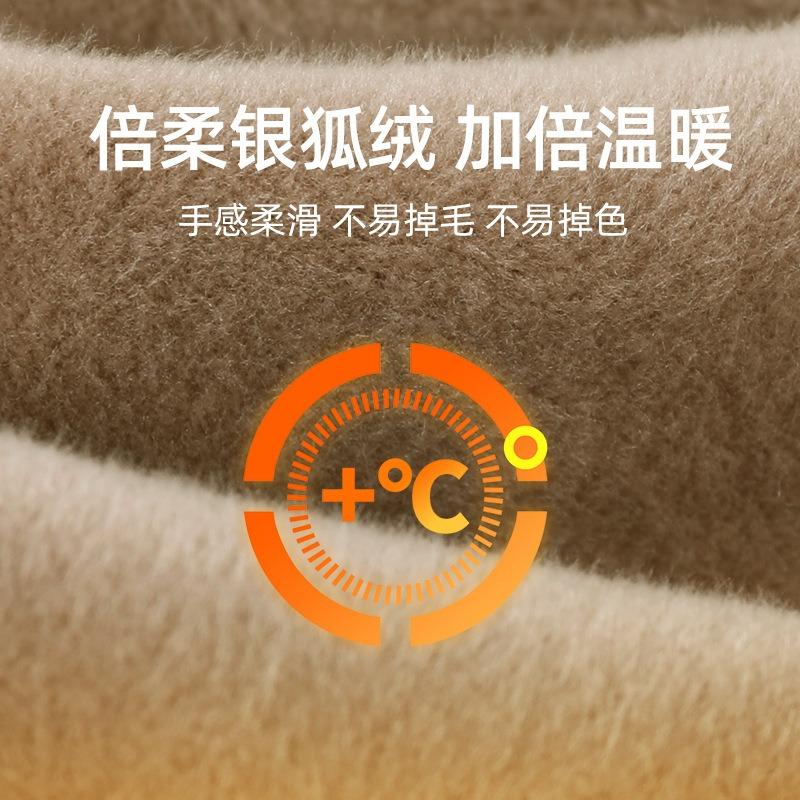 Зимний шарф теплый трехпредметный шапка шарф перчатки трехпредметный вязаный бархатный утолщенный морозостойкий шерстяной комплект