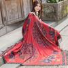 Lijiang Ethnic Style Double-Sided Phoenix Jacquard Cashmere Shawl and Scarf for Women