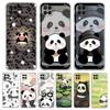 Cute Panda Climbing Bamboo Phone Case For Samsung A13 A33 A73 A53 A23 A51 A71 A21S A12 A31 A41 A05s A03S A15 A25 A32 5G Cover