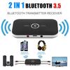 Récepteur Émetteur Bluetooth Adaptateur Transmetteur Audio Sans Fil 2 En 1 Noir