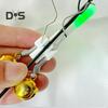 Fishing Rod Tip Light with Dual Bells Fishing Bite Alarm LED Lamp Night Fishing Pole Tip Strike Sensor Alert Light Fishing Accessories