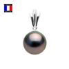 Pendant - Compagnie Générale Des Perles - LYS - Tahitian Pearl 12-13 Mm - 18K White Gold - Women
