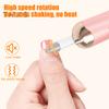 Electric Nail Drill with 8 Drill Bits LED Light USB Rechargeable Modes Adjustable Nail File Machine Portable Acrylic Gel Nail Polish Removal Manicure