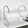 Space-saving S-Shaped Dish Drainer 2 Tier Tableware Holder Shelf Cup Drainer  Chopsticks