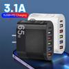 3.1A 5Ports USB Charger PD Charging Adapter For Xiaomi iPhone 13 Samsung Mobile Phone Plug Charging QC 3.0 Wall Charger