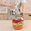 Pickle Jar Press Plastic Holder For Compaction In Kimchi Jar Pickle Jar Tool Korean Home Making Kimchi Kitchen Gadgets 15/19cm