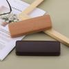 Wood Grain Glasses Case PU Leather Glasses Box Portable Eyeglass Box Women