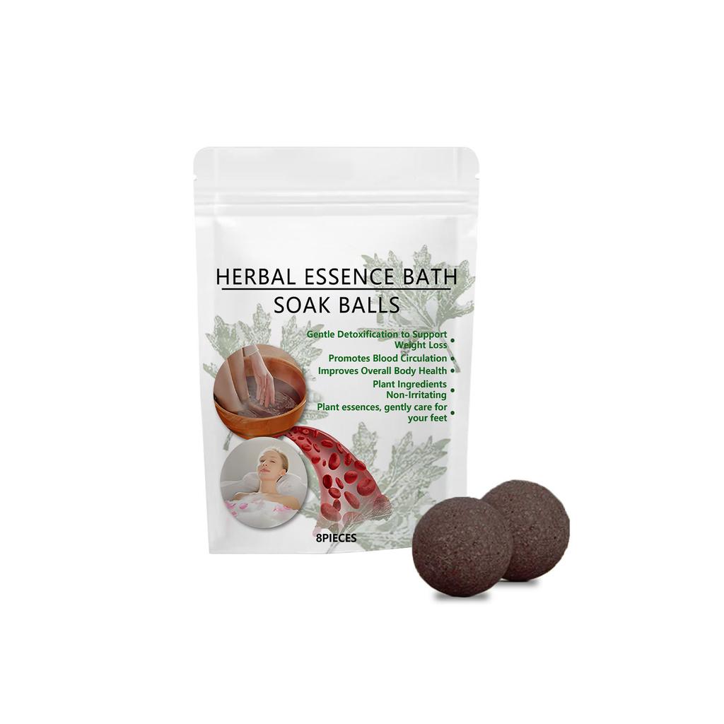 Herbal Soaking Foot Bath Ball Promotes Circulation And Reduces Leg Discomfort, Promotes Blood Circulation And Tightens The Skin.