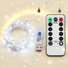 20m 10m Remote Control 8 Function LED Fairy Lights USB String Lights Christmas Garland New Year Wedding Party Garden Decoration