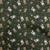 Cotton Flex Forest Green Fabric Cowboy Sewing Material Print Fabric By The Yard 40 Inch