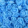 200Pcs Teddy Bear Roses 3cm PE Foam Rose Head Artificial Flower Home Decorative Wreath Wedding Valentines Day DIY Gift