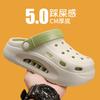 Thick Soled Air Cushioned Perforated Shoes Garden Shoes with a Poop Like Feel Outdoor Indoor Men's and Women's Trendy Slippers