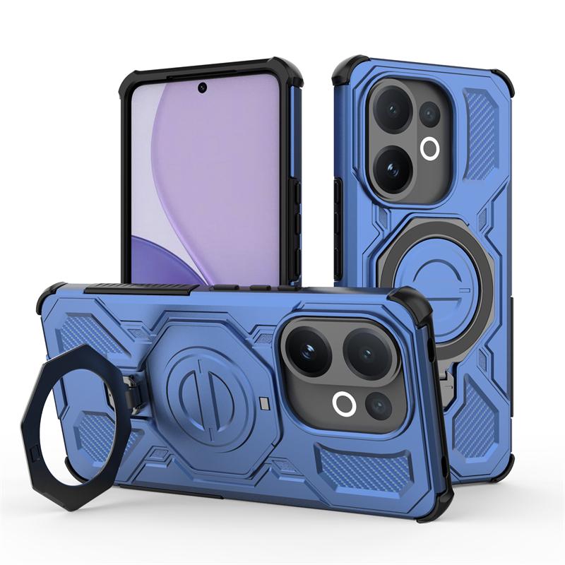 Magnetic Wireless Charge Cover For Vivo T4 Pro Phone Holder Armor Back Case For Vivo T4 Pro Cover For Vivo T4 Pro Case 6.77 Inch