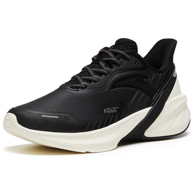 Anta Poison Dart 4 Comfortable Non-Slip Wear-Resistant Low-Top Running Shoes Women Running Shoes Black White 122315520-6