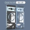 Electroplated Transparent Magnetic Phone Case For Google Pixel 8 Pro Magsafe Wireless Charging Soft Tpu Back Cover