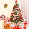 High-End DIY Christmas Tree Decoration Set with Lights – Large Ins Style Ornament for Living Room