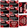 50 Heart Love Couple Interactive Cards Black And Red Advanced Color Contrasting Cards