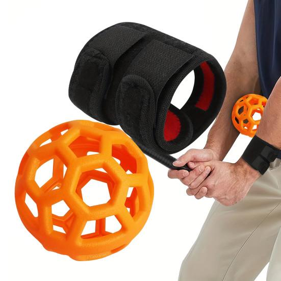 Мяч для тренировки замаха в гольфе Умный мяч Тренировочное оборудование для гольфа Тренировочный мяч для замаха для мужчин и женщин начинающих