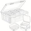15 Pieces/set Small Beads Storage Box, Plastic Storage Box