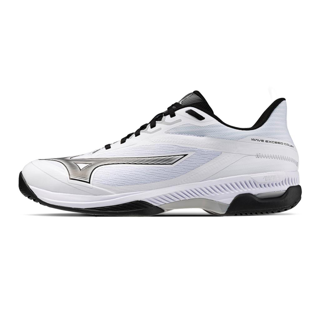 Mizuno Wave Exceed Court Ac Stylish Non-Slip Durable Lightweight Low-Top Tennis Shoes Unisex Sneakers White Black 61GA251809
