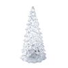 27CM Light Up Christmas Tree Colorful Lighting Battery Operated Holiday Home Decoration Acrylic LED Desktop Xmas Tree Lamp Ornament