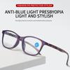 Fashion Printed Glasses Frames Elderly Reading Unisex HD Lenses Spring Glasses Legs Anti-Blue Light Reading Glasses
