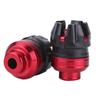 1 Pair Aluminum CNC Motorcycle Scooter Front Fork Frame Sliders Crash Protector Red