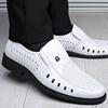 Fashion 2024 Newly Men's Spring Loafers Shoes Genuine Leather Soft Man Casual Slip-on Cutout Shoes Cowhide Summer Loafers