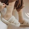 Fleece Lined Crew Socks for Women Cozy Soft Warm Thick