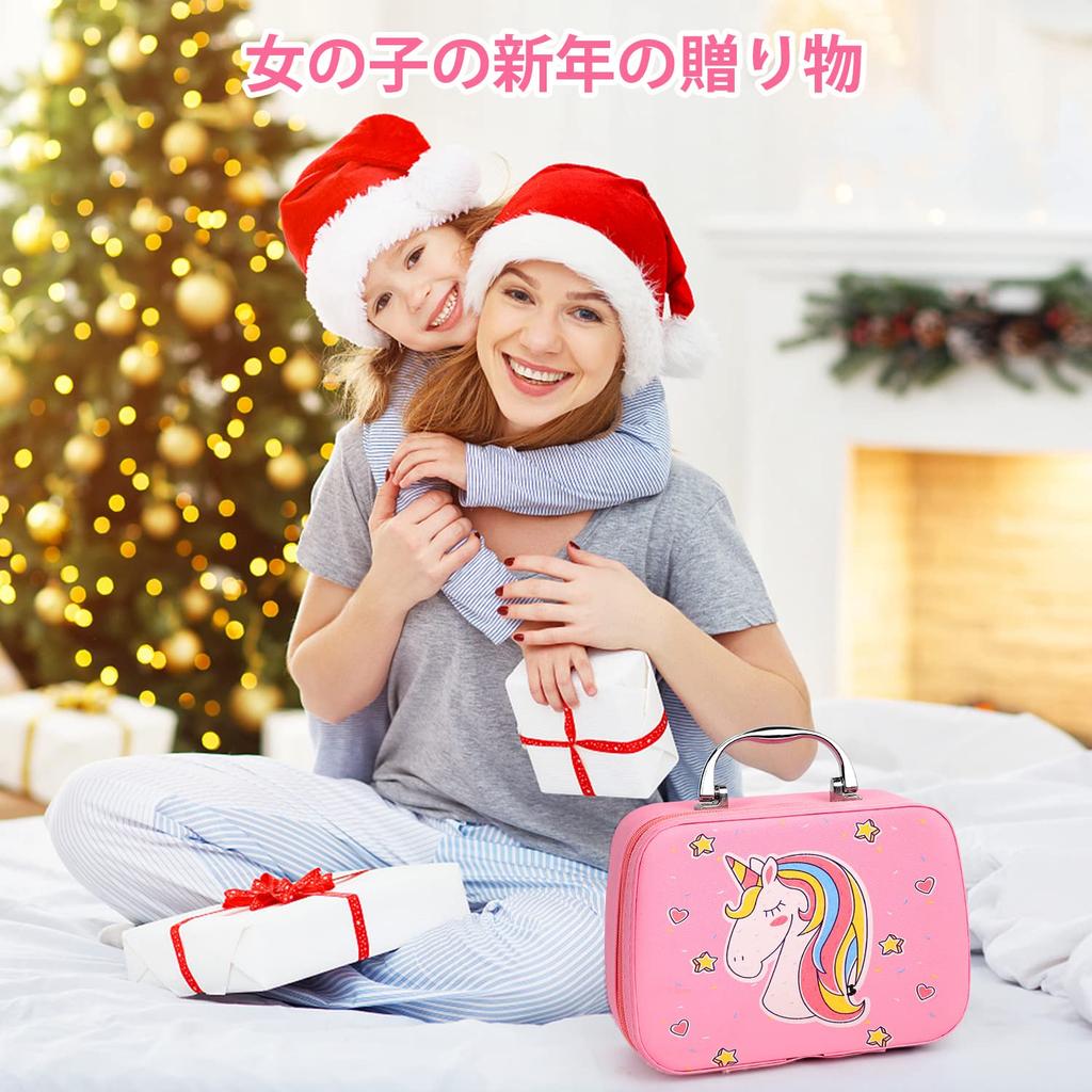 Sendida Kids Makeup Toys for Girls Plastic Cosmetics Toys for Kids Fake Plastic Makeup Set Dressing Table Girls Popular Gifts Ages 6 and Up