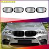 New Look Car Grille Grill Front Kidney Glossy 2 Line Double Slat For BMW X5 F15 X6 F16 X5M F85 X6M F86 Car Accessories