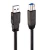 USB Cable - Lindy - USB 3.0 - 10 M - Active - USB Type A (M) Vers USB Type B (M)