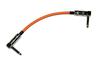 Canare GS-6 Patch Cable, 20cm, L-L Type, Orange, 1 Cable
