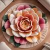 3D, Circular Decoration, Anti Slip, Crystal Velvet, Living Room, Coffee Table Carpet, Dressing Room, Carpet