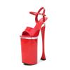 Womans Nightclub Super High Heels Car Model Sandals Female Dwarf Catwalk Pole Dancing Shoes 10326 Series 26cm Heel 16cm Platfrom LFD