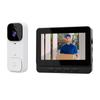2.4G Wireless Smart Video Doorbell Two-way Intercom 4.3-inch Screen Wifi Doorbell Security System Infrared Night Vision Video Door Bell