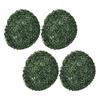 Artificial Plant Ball Simulation Decorative Plastic Faux Plant Topiary Ball for Home Balcony