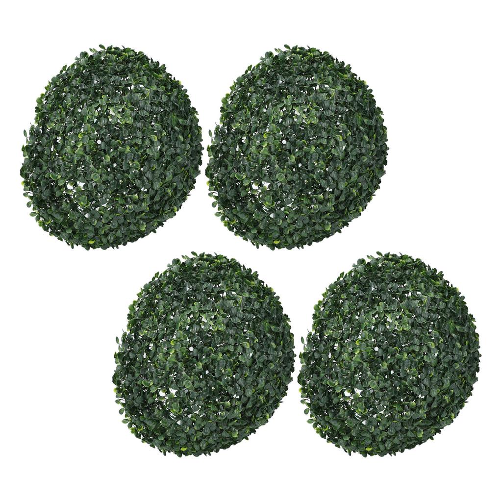 Artificial Plant Ball Simulation Decorative Plastic Faux Plant Topiary Ball for Home Balcony