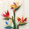 2 Pcs Large Bird of Paradise 80cm Permanent Flower UV Resistant No Fade Flower Part Is Made of Soft Rubber PU Artificial Flower Plants for Home Office