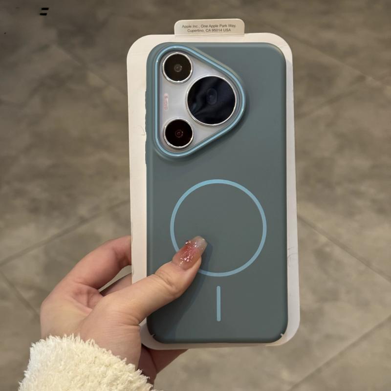 Чехол для HUAWEI Pura 70 Ultra Pura 70 Pro Простой и мягкий магнитный ПК приятный на ощупь противоударный чехол для HUAWEI P60 Pro Funda