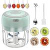 250ml Electric Garlic Masher Portable Chopper Multi Function Meat Grinder Masher Machine Mini Garlic Vegetable Chopper Usb Charg