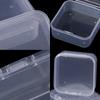 3Pcs Transparent Storage Box Square Small Items Case Packing Boxes Jewelry Beads Container Sundries Organizer Fishing Tools
