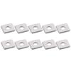 10Pcs M3 M4 M5 M6 M8 Square Plate Washers 1mm/1.5mm/2mm Thickness Square Flat Gasket Square Washer