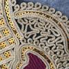 2pcs Fashion Sewing Accessories Embroidered Sequin Fabric DIY Applique Trim Lace Collar